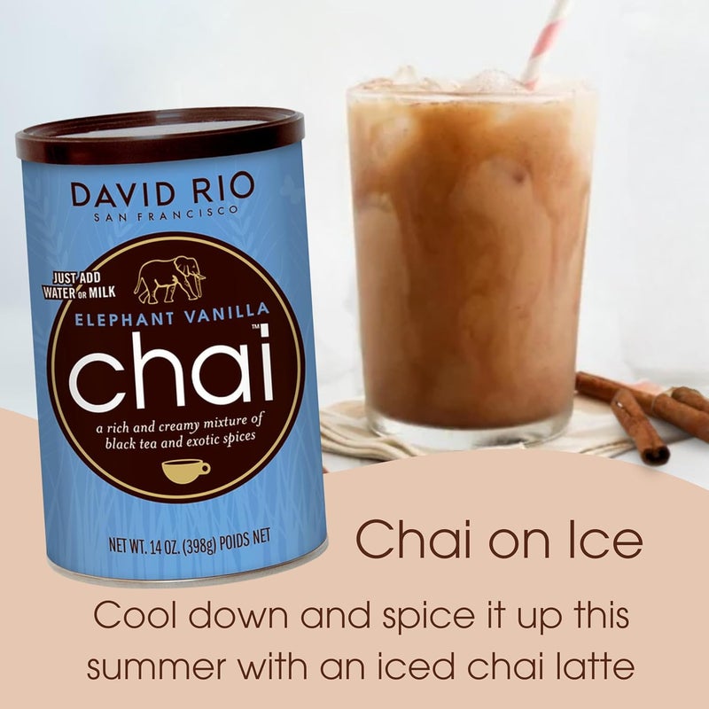 David Rio Elephant Vanilla Chai Mix - 14 Ounce - Image 4